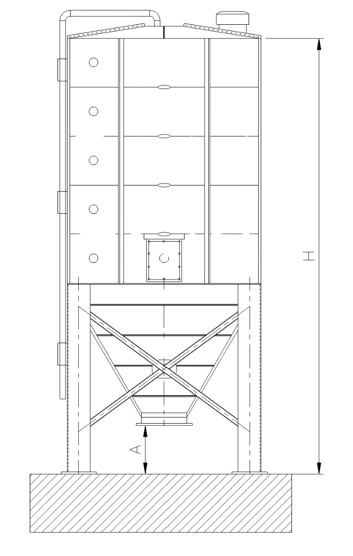 Sketch of Square Modular Silo